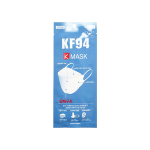 K마스크 KF-94 마스크 1매입 식약처인증 국내생산