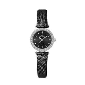 디유아모르 여성 가죽밴드시계 DAW3201L-BK 다이아몬드 시계