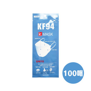 K마스크 KF-94 마스크 100매입 식약처인증 국내생산